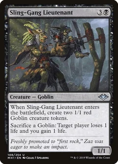 Sling-Gang Lieutenant Foil 108