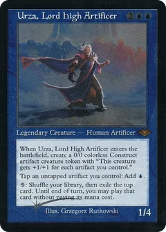 Urza, Lord High Artificer (Retro Frame) (Foil Etched) 11