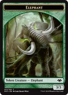 Elephant // Spirit Double-Sided Token 12 // 16