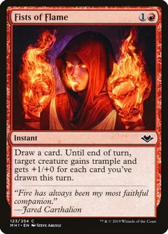 Fists of Flame Foil 123