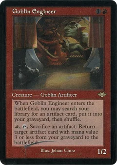 Goblin Engineer (Retro Frame) (Foil Etched) 16