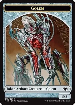 Golem Token Foil 18
