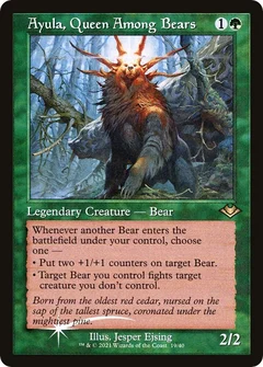 Ayula, Queen Among Bears (Retro Frame) Foil 19