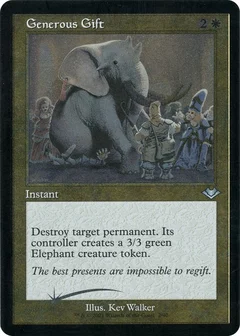 Generous Gift (Retro Frame) (Foil Etched) 2