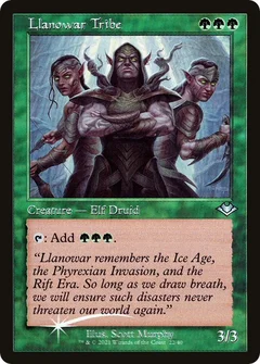 Llanowar Tribe (Retro Frame) Foil 22