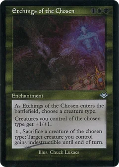 Etchings of the Chosen (Retro Frame) (Foil Etched) 25