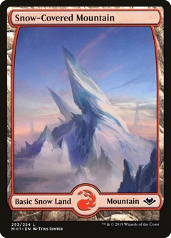 Snow-Covered Mountain Foil 253