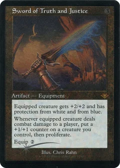 Sword of Truth and Justice (Retro Frame) (Foil Etched) 32