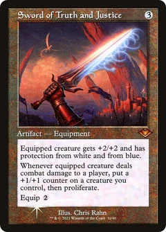 Sword of Truth and Justice (Retro Frame) Foil 32