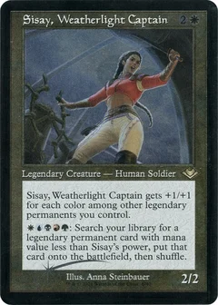 Sisay, Weatherlight Captain (Retro Frame) (Foil Etched) 6