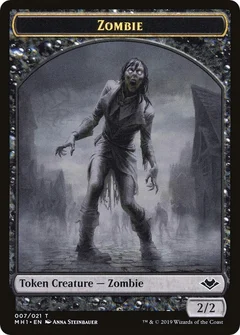 Zombie // Golem Double-Sided Token 7 // 18