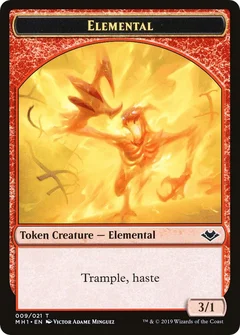 Elemental (009) // Spirit Double-Sided Token 9 // 16