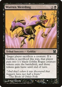 Warren Weirding Foil 104
