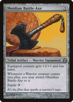 Obsidian Battle-Axe Foil 144