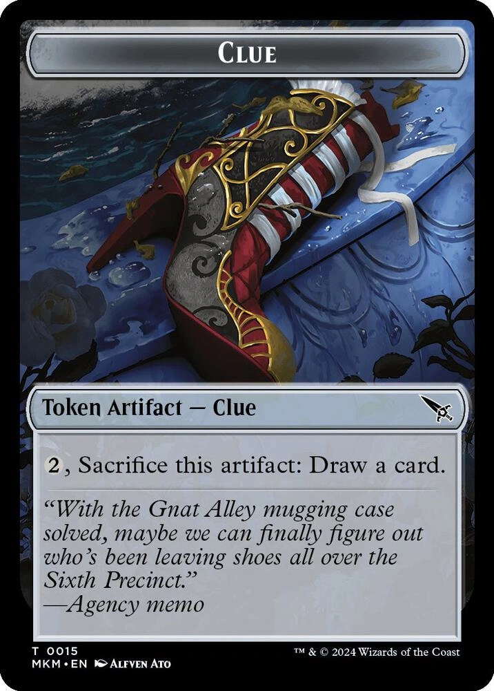 Clue (0015) // A 0042 Double-Sided Token Foil