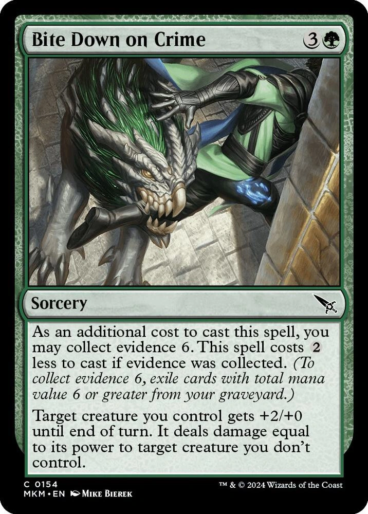 Bite Down on Crime Foil