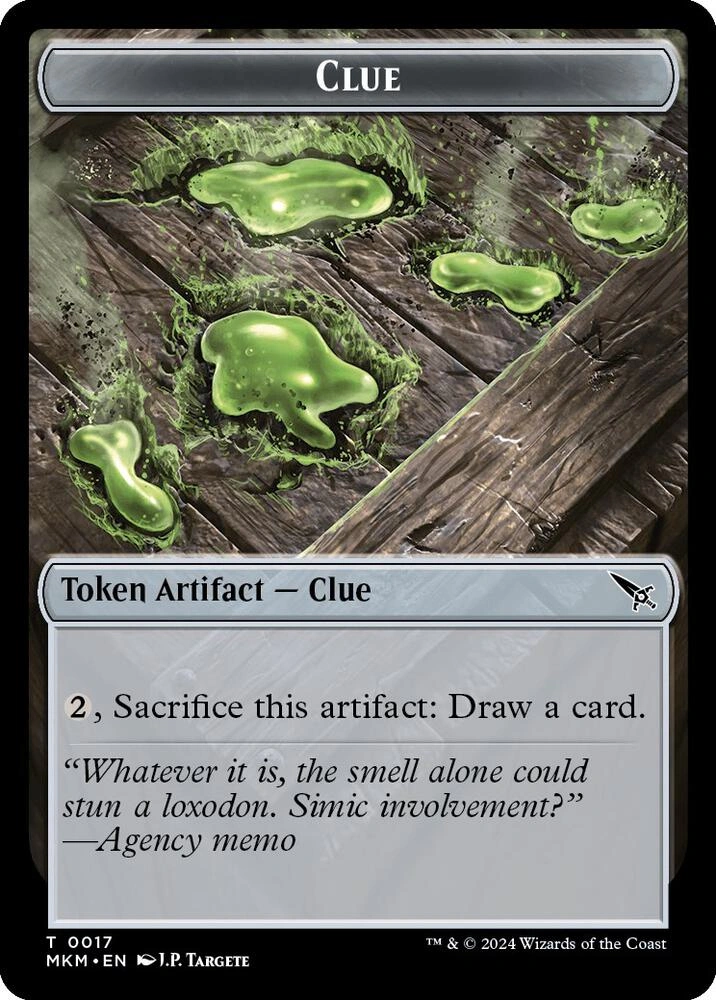 Clue (0017) // A 0044 Double-Sided Token Foil
