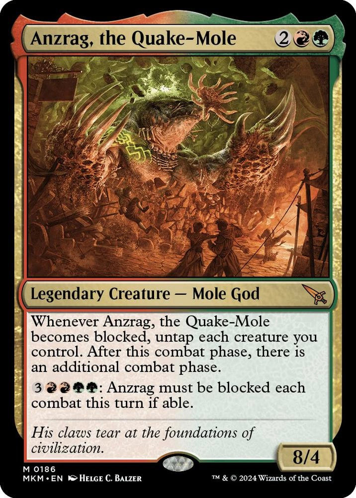 Anzrag, the Quake-Mole Foil