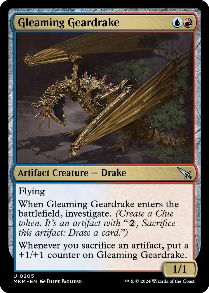 Gleaming Geardrake Foil