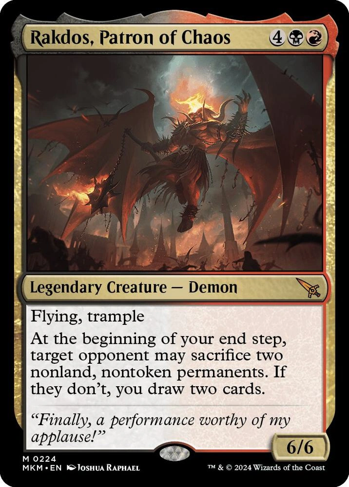 Rakdos, Patron of Chaos Foil