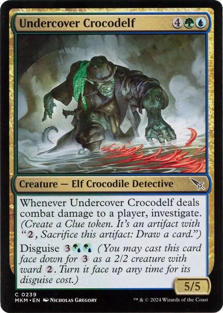 Undercover Crocodelf (b) Foil