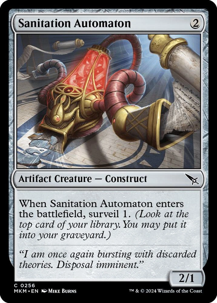 Sanitation Automaton Foil