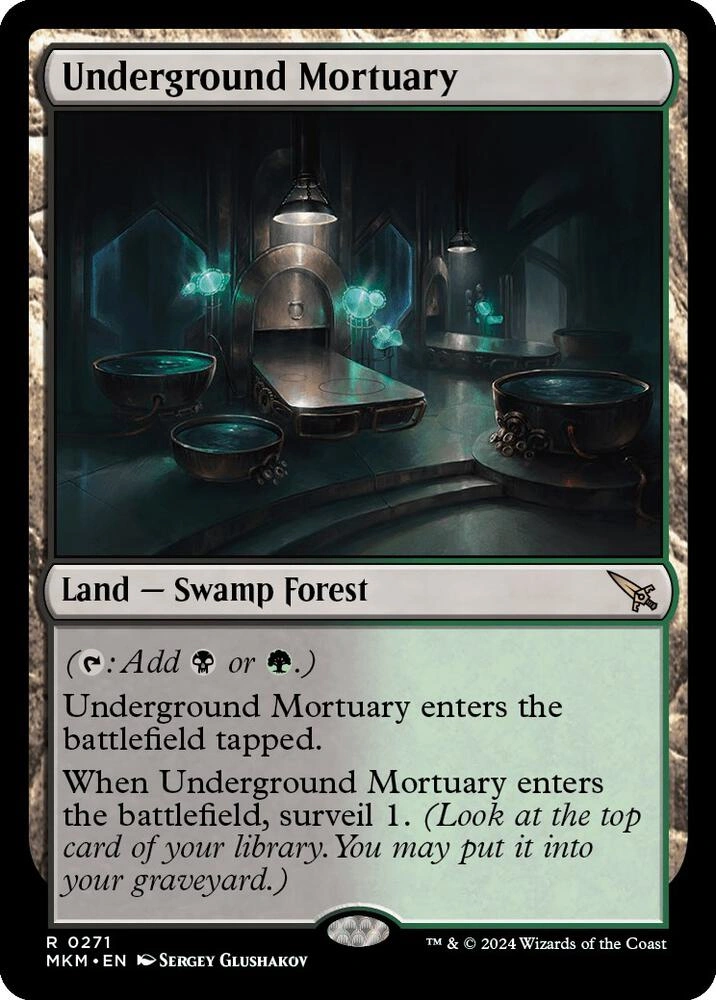 Underground Mortuary Foil