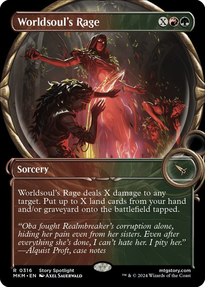 Worldsoul's Rage (Showcase) Foil