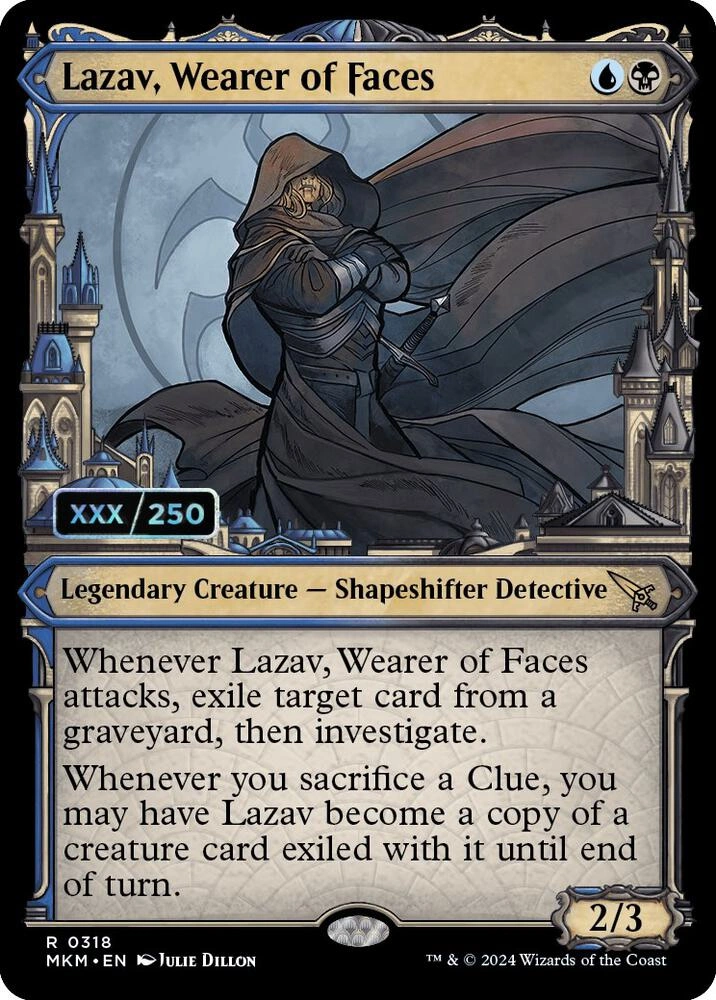 Lazav, Wearer of Faces (Serial Numbered) Foil