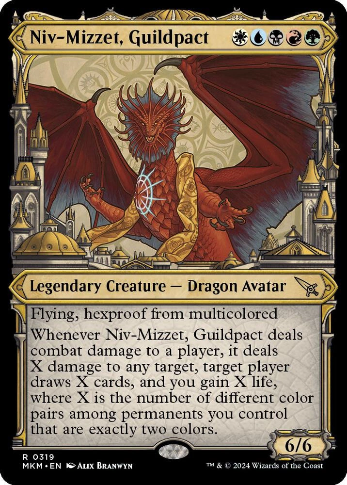 Niv-Mizzet, Guildpact (Showcase) (319) Foil