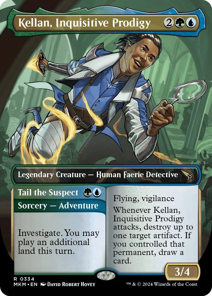 Kellan, Inquisitive Prodigy (Borderless) Foil