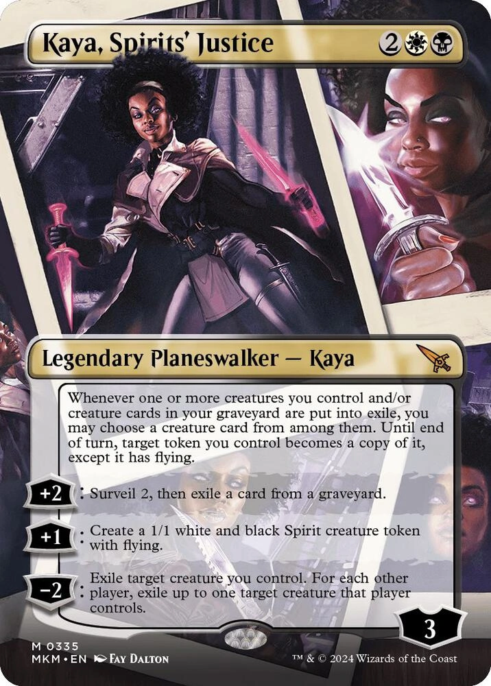 Kaya, Spirits' Justice (Borderless) Foil