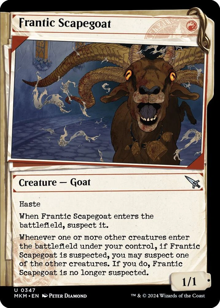 Frantic Scapegoat (Showcase) Foil