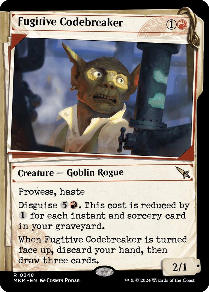 Fugitive Codebreaker (Showcase) Foil