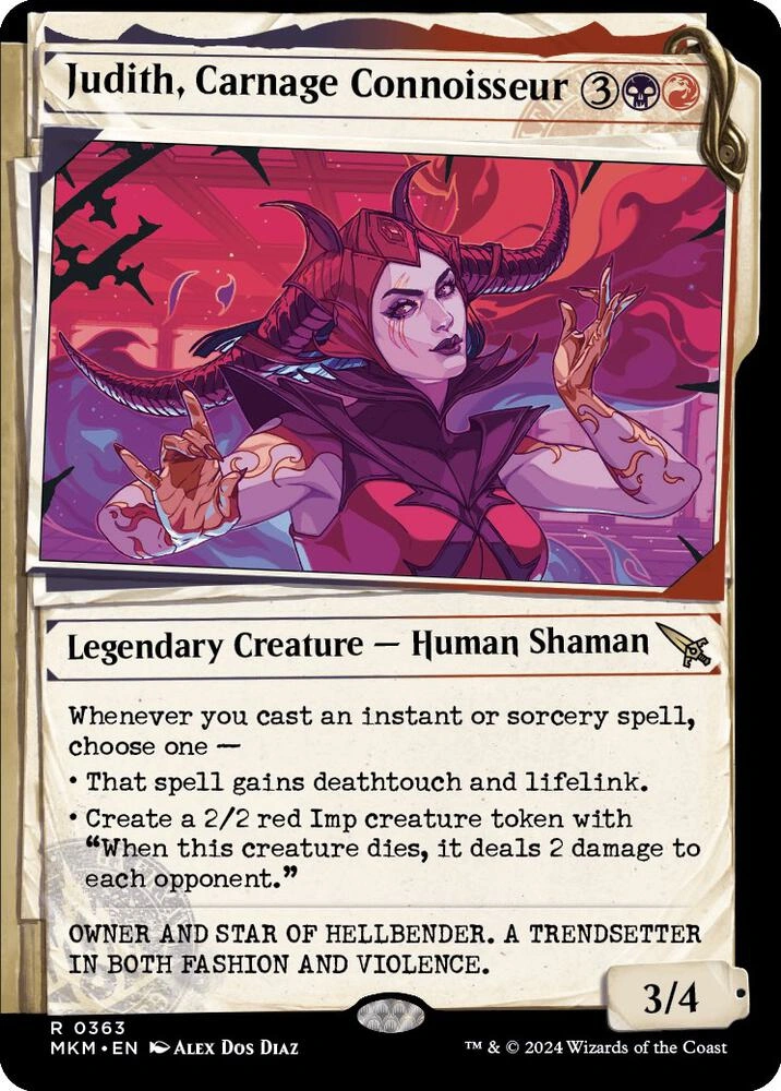 Judith, Carnage Connoisseur (Showcase) Foil
