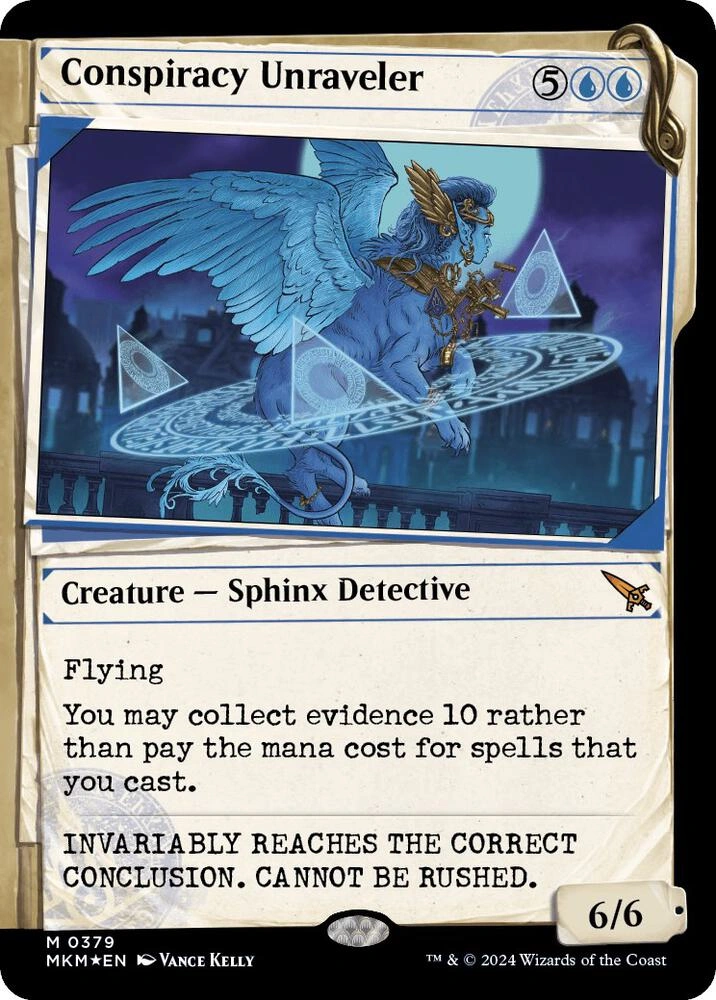 Conspiracy Unraveler (Showcase) (Invisible Ink) Foil