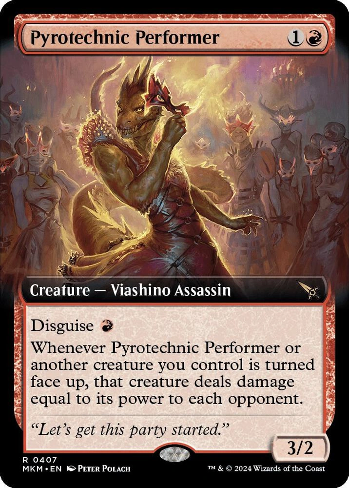 Pyrotechnic Performer (Extended Art) Foil