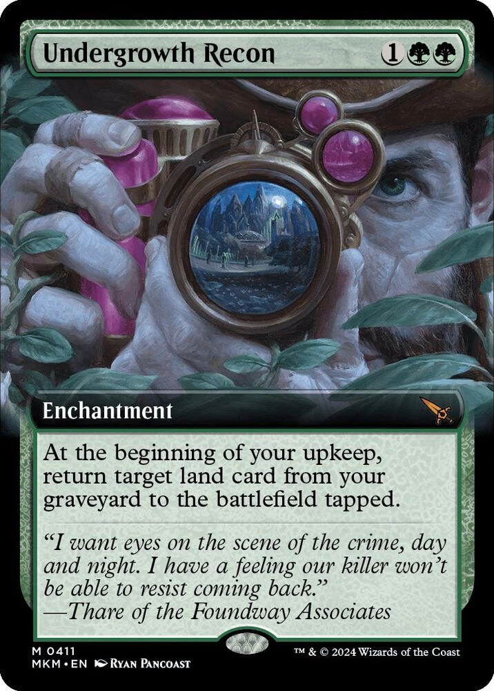 Undergrowth Recon (Extended Art) Foil