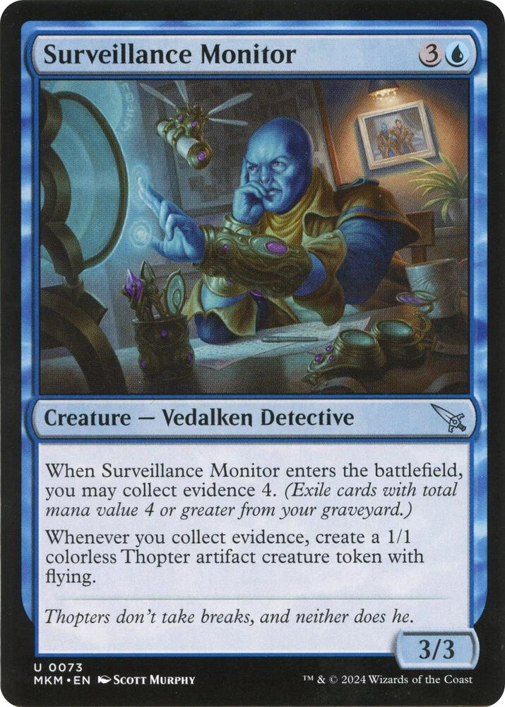 Surveillance Monitor (a) Foil