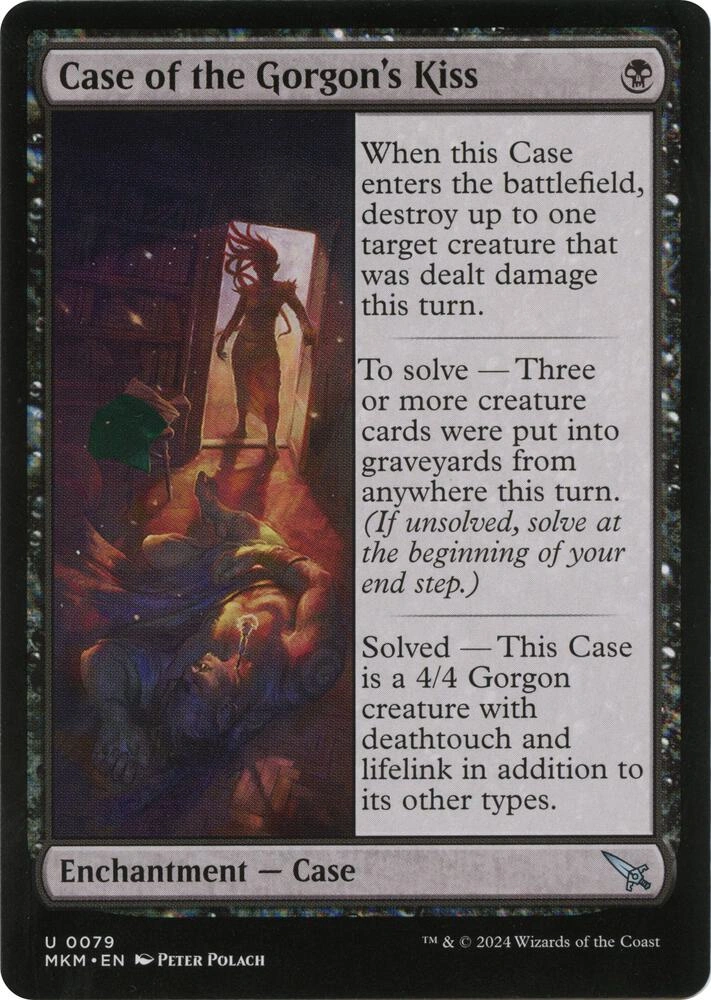 Case of the Gorgon's Kiss (b) Foil