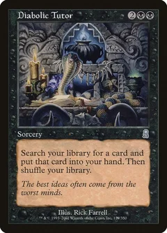 Diabolic Tutor Foil 129