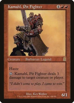 Kamahl, Pit Fighter Foil 198