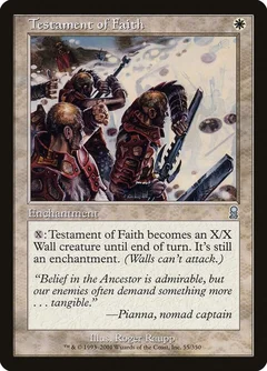 Testament of Faith Foil 55