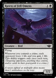 Raven of Fell Omens Foil 101