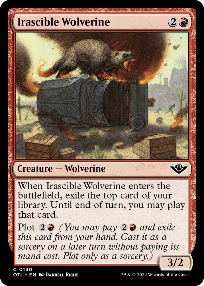 Irascible Wolverine Foil