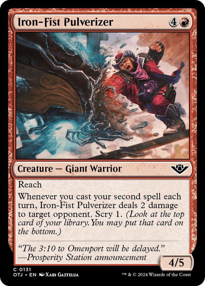 Iron-Fist Pulverizer Foil