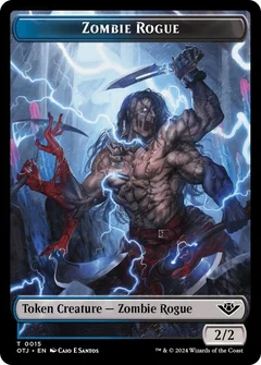 Zombie Rogue // Plot Double-Sided Token 15 // 20