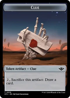 Clue // Plot Double-Sided Token 16 // 20