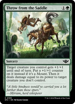 Throw from the Saddle Foil 185