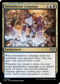 Intimidation Campaign Foil 208